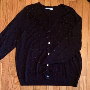 Women's Black Cardigan Sweater